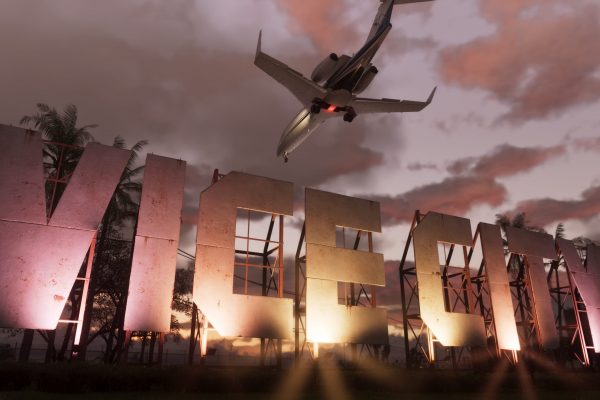 Vice City au crépuscule, screenshot officiel de Grand Theft Auto VI