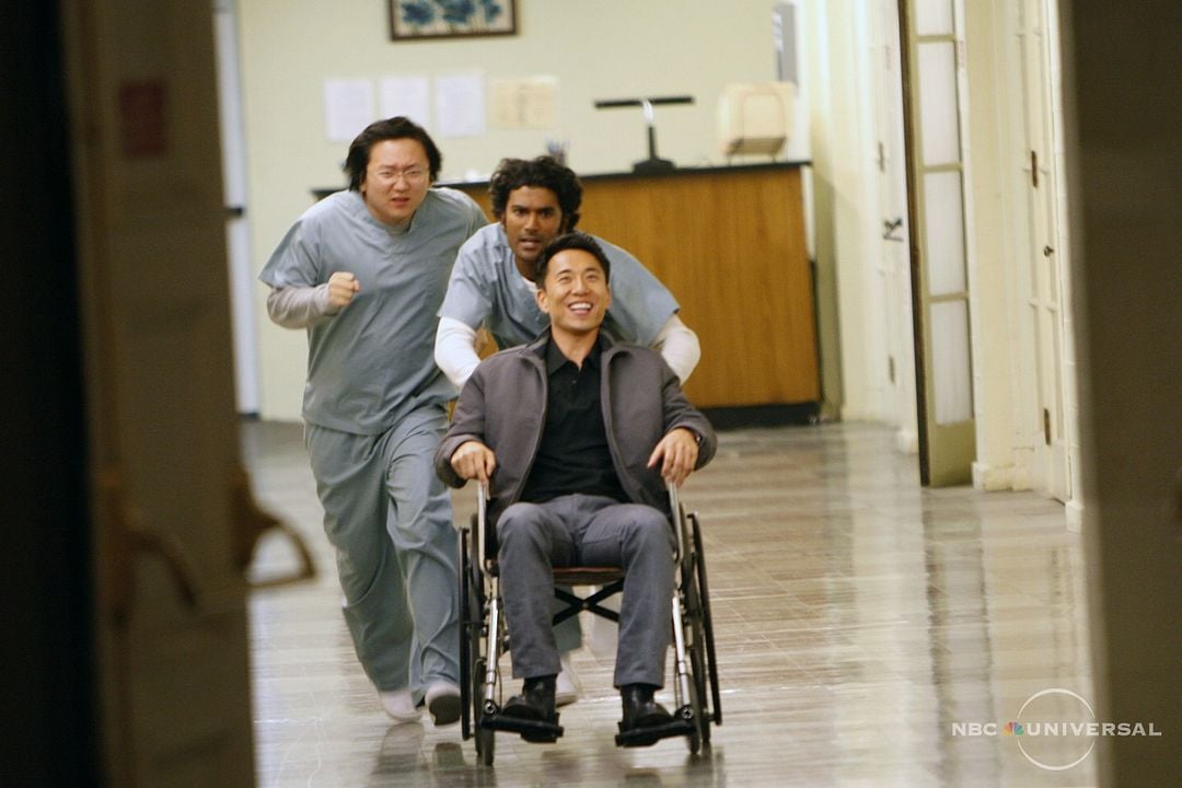 Sendhil Ramamurthy, Masi Oka et James Kyson Lee dans Heroes