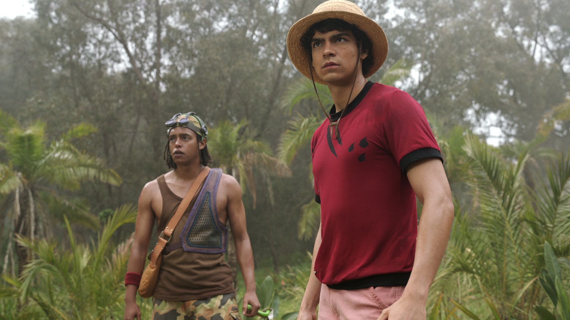 Luffy et Usopp dans la saison 2 de One Piece sur Netflix